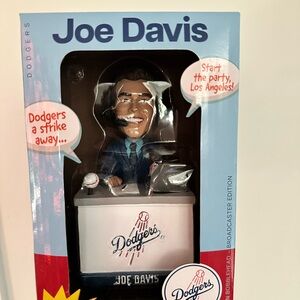 Dodgers Joe Davis Announcer Bobblehead